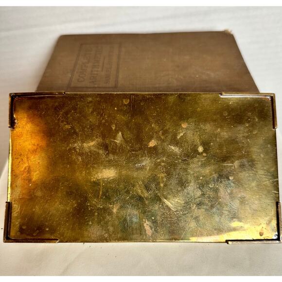 Vintage Mexican Mixed Metals Malachite Lapis Inlay Box - Picture 4 of 10